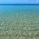 Okinawa beach clean water